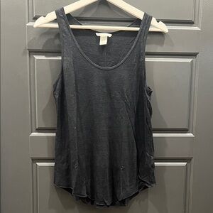 Linen Black Sleeveless Top size S